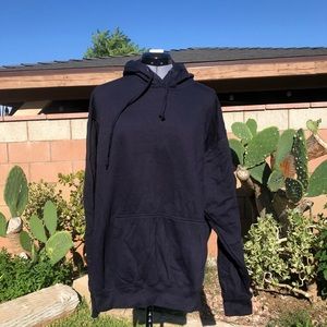 Esy Surf Co. Classic Surf Wear Size XL Black/Dark Blue Hoodie